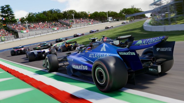 F1 25 screenshot of multiple cars
